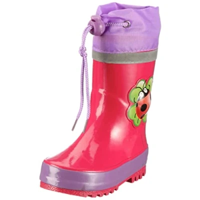 Abbildung von Rosa Gummistiefel mit Marienkäfer von Playshoes