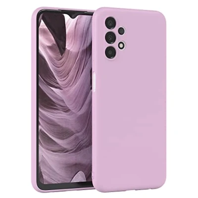 Abbildung von EAZY Case Silikonhülle für Samsung Galaxy A13 (4G) Hülle Silikon Violett weich stoßfeste Handyhülle Schutzhülle mit Kameraschutz Dünn Premium Schutz Cover Bumper in Flieder