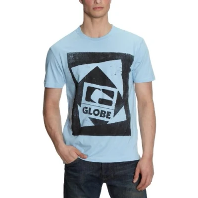 Abbildung von Globe Carbon Tee T Shirt Small Blau himmelblau