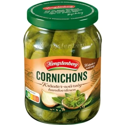 Abbildung von Hengstenberg Cornichons kräuter würzig,190 g