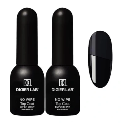 Abbildung von DIDIER LAB Premium No Wipe Top Coat Gel UV Super Shiny für Nagellack Neue Formel HEMA und TPO frei Clean Formula Kratzfester Perfekte Langanhaltende Maniküre 2x10ml