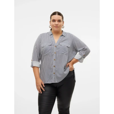 Abbildung von Vero Moda CURVE Hemdbluse &quot;VMBUMPY L/S SHIRT NEW GA NOOS&quot;