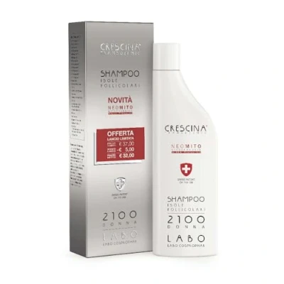 Abbildung von Crescina Transdermic Neo Mito Follikuläre Inseln Shampoo für Haarwuchs, 2100 Damen, 150 ml