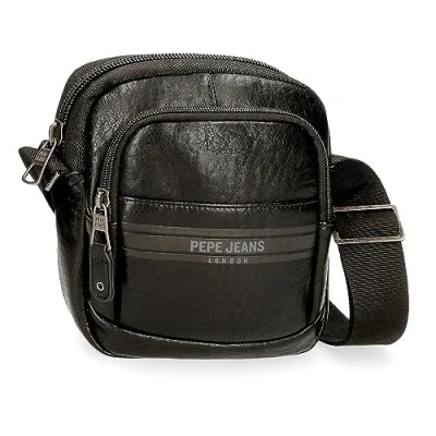 Abbildung von Pepe Jeans Horley Gepäck Umhängetasche für Herren, Schwarz, Talla única, Kleine
