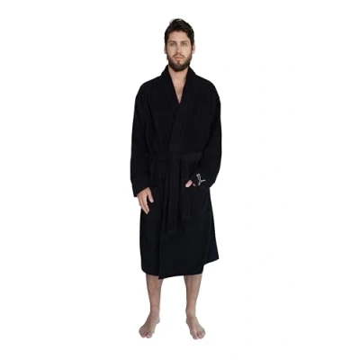 Abbildung von PUMA Bademantel für Damen und Herren Black Gr. L/XL