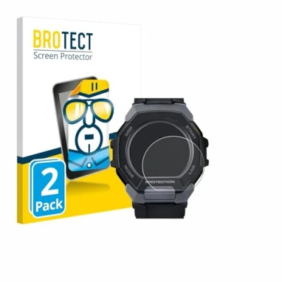Abbildung von BROTECT (2 Stück Schutzfolie für Casio G Shock Squad GBD 300 Displayschutz Folie Ultra Klar