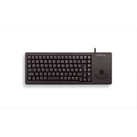 Abbildung von CHERRY G84 5400 XS, Kompakttastatur mit Integriertem Trackball, USB Anschluss, EU Layout (QWERTY), Platzsparend &amp; Leicht, 20 Mio. Tastenbetätigungen, Schwarz