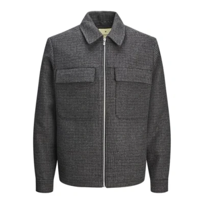Abbildung von JACK&amp;JONES Herren JPRBLURUSSEL Wool Blend Jacket SN Jacke, Black/Detail:Houndstooth, XS