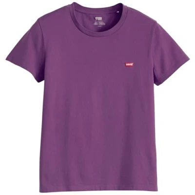 Abbildung von Levi&#039;s perfect TEE Tshirt basic, Damen, Größe: XS, Plum