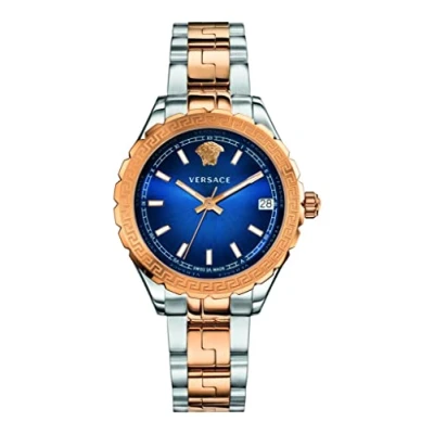 Abbildung von Versace Damen Analog Quarz Uhr mit Edelstahl Armband V12060017