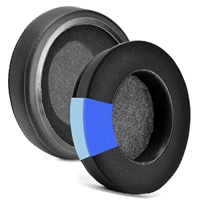 Abbildung von Nari Cooling Gel Ohrpolster Defean Schaumstoff Ersatz kompatibel mit Razer Nari,Nari Ultimate,Nari Essential,Kraken Turnier Edition,Kraken Kitty,Kraken X , ATH M50X,M40X