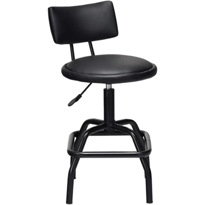 Abbildung von COSTWAY Barhocker, höhenverstellbar 61 72cm, 360 drehbar, Metall