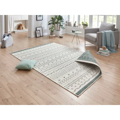 Abbildung von NORTHRUGS Teppich &quot;Kuba&quot;, rechteckig, In &amp; Outdoor, Wetterfest, Balkon, Garten, Wohnzimmer, Wasserfest