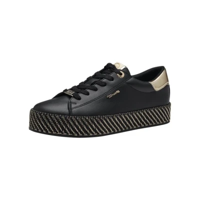 Abbildung von Tamaris Sneaker low, Damen, Größe: 36, Black/gold Schuhe