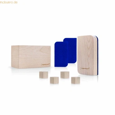 Abbildung von Magnetoplan Whiteboard Essentials Kit Wood 12314