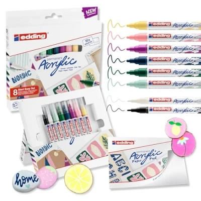 Abbildung von Edding Acrylic start easy set 8pcs