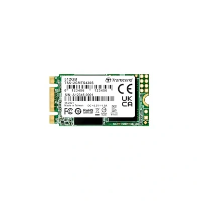 Abbildung von TRANSCEND 430S M.2 512 GB Serial ATA III 3D NAND, 2242 , 42 mm, Wireless