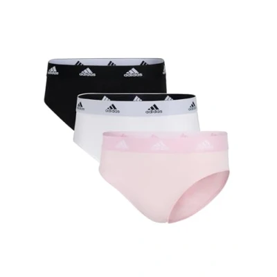 Abbildung von adidas Sportswear 3 PACK Slip, Damen, Größe: Small, Pink/white/black