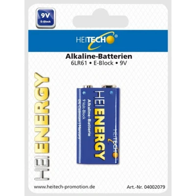 Abbildung von 1 er Pack Alkaline Batterien 9 V/E Block