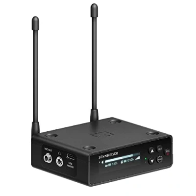 Abbildung von Sennheiser EW DP EK (R1 6) Tragbarer digitaler UHF Empfänger zur Verwendung mit D SK Bodypack Sendern, SKM S Handsendern oder SKP Aufstecksendern Schwarz (700051)