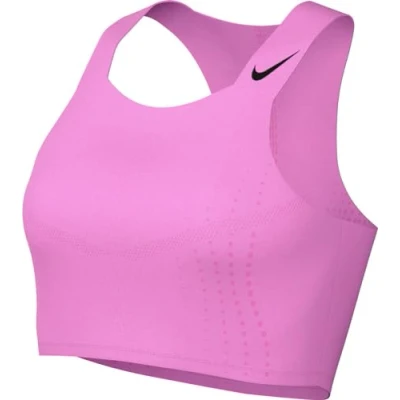 Abbildung von Nike Performance W NK Dfadv Aroswft CROP Top Pinksicle black, Damen, Größe: Medium, black
