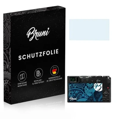 Abbildung von Bruni Schutzfolie kompatibel mit Panasonic Lumix DMC GM5 Folie, glasklare Displayschutzfolie (2X)
