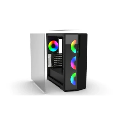 Abbildung von EMPOUSA Premium Computer CASE EMG 17XN 4x ARGB Lüfter Fernbedienung Gaming Gehäuse