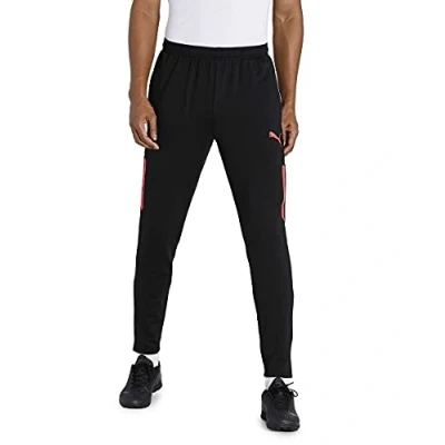 Abbildung von Puma Herren Pants Individualcup Training Pants, Black Sunblaze, XL