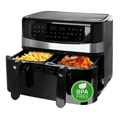 Abbildung von Emerio Heißluftfritteuse &quot;AF 126672.4&quot;, 2400 W, Fassungsvermögen 9 l