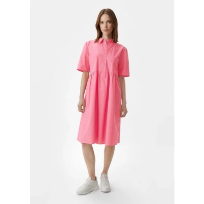Abbildung von comma casual identity Blusenkleid, Damen, Größe: 34, Pink