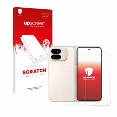 Abbildung von upscreen Schutzfolie für Google Pixel 9 Pro Fold (Display+Rückseite) Kristall klar, Kratzschutz, Anti Fingerprint