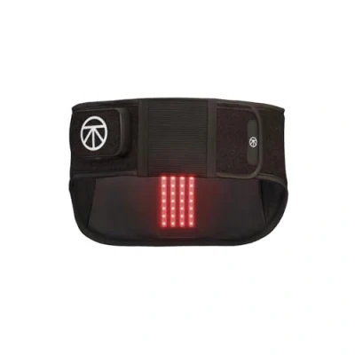 Abbildung von Therabody Wärmegürtel ThermBack LED Therapiebandage mit Ferninfrarot, LED, Wärme, Vibration, Lindert Rückenschmerzen, fördert Erholung &amp; steigert Beweglichkeit