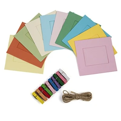 Abbildung von Zink Quadratische OneStep Fotorahmen im Vintagestyle für HP Sprocket, LG, Prynt, LifePrint 2x3 Fotopapier