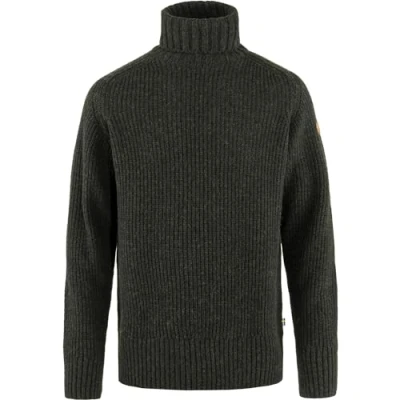 Abbildung von Fjallraven 87072 633 Övik Roller Neck Sweater M Sweatshirt Herren Dark Olive Größe S