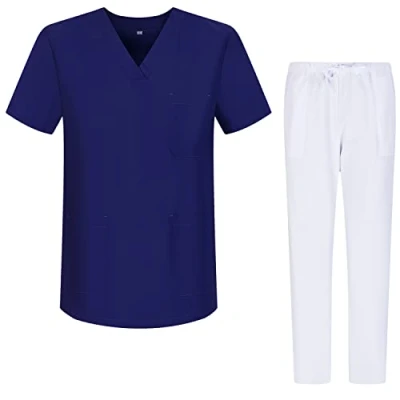 Abbildung von MISEMIYA Unisex Schrubb Set Medizinische Uniform mit Oberteil und Hose Ref.G713 6802 Medium, Lila 68