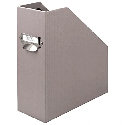 Abbildung von Rössler Papier 1318452491 S.O.H.O. Stehsammler für DIN A4, mit Griff und beschriftbarem Einsteckschild, 11,5 x 26 31,5 cm, Taupe, 1 Stück