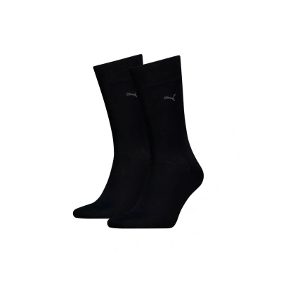 Abbildung von Puma 2ER PACK Classic LOGO Einfarbig Socken, Größe: 39 42, Schwarz