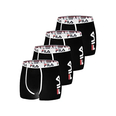 Abbildung von Fila 4 PACK Panties, Herren, Größe: Small, Black