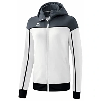 Abbildung von Erima Change Trainingsjacke, Damen, Größe: 36, Weiss slate grey schwarz