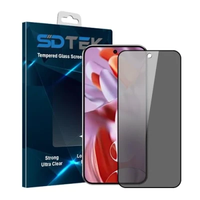 Abbildung von SDTEK Sichtschutz Für Google Pixel 9 Pro Displayschutz Aus Gehärtetem Glas, Anti Spähen