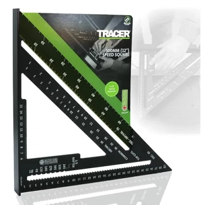 Abbildung von TRACER Speed Square 300 mm Sparrenwinkel mit metrischen und Hüft Talwaagen, Dach Tischlermarkierungswerkzeug