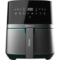 Abbildung von Cecotec Heißluftfritteuse 5,5 L Cecofry Full InoxBlack Pro 5500. 1700 W, Fritteuse ohne Öl, Diät und Digital, Touchpad, Edelstahl Finish, PerfectCook Technologie, Thermostat, 8 Modi