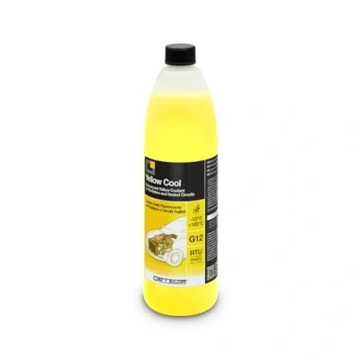 Abbildung von ERRECOM Yellow Cool, Gelbe Fluoreszierende Kühlerflüssigkeit 10C, G12 Frostschutzmittel mit Oat Inhibitorpaket auf organischer Basis, gebrauchsfertig, 1 Liter