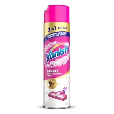 Abbildung von Vanish Teppich und Polsterreiniger, Kraftschaum, Shampoo für großflächige Reinigung, 650ml