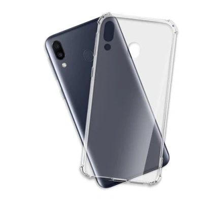 Abbildung von mtb more energy® Hülle Crystal Armor kompatibel mit Samsung Galaxy M20 (SM M205, 6.3&#039;&#039;) verstärkte Ecken Anti Shock Schutzhülle Case Cover Tasche
