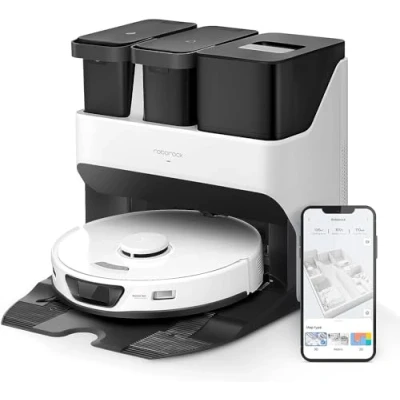 Abbildung von Roborock Saugroboter S7 Max Ultra, 60,00 W, 5500 Pa, Mit Selbstreinigend, selbsttrocknend, Upgrade zur Hindernisvermeidung, (Upgrade von Pro VS MaxV S8 Ultra)