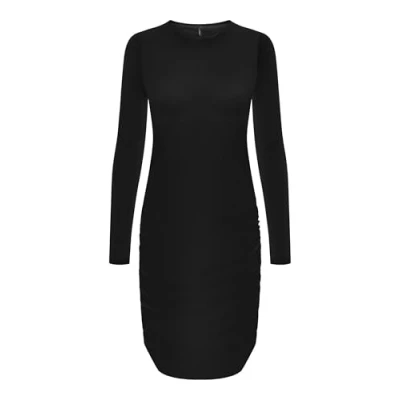 Abbildung von ONLY Damen Onlerica Life L/S Short Dress JRS Kleid, Black, Small