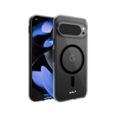 Abbildung von Mous Hülle für Google Pixel 9 Pro XL MagSafe Kompatibel Case Durchsichtig Super Thin Transparent Kristallklares und Schlankes Design