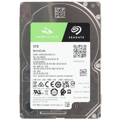 Abbildung von Seagate BarraCuda 5 TB interne HDD Festplatte