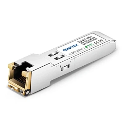 Abbildung von QINIYEK Ubiquiti 10GBase T SFP+ Transceiver, 10G RJ45 Kupfer Mini GBIC Module, kompatibel für UF 10G, Netgear AXM765, Supermicro, Unifi, bis zu 30 m